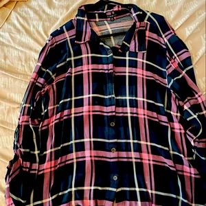 Miss lili hi-low button up